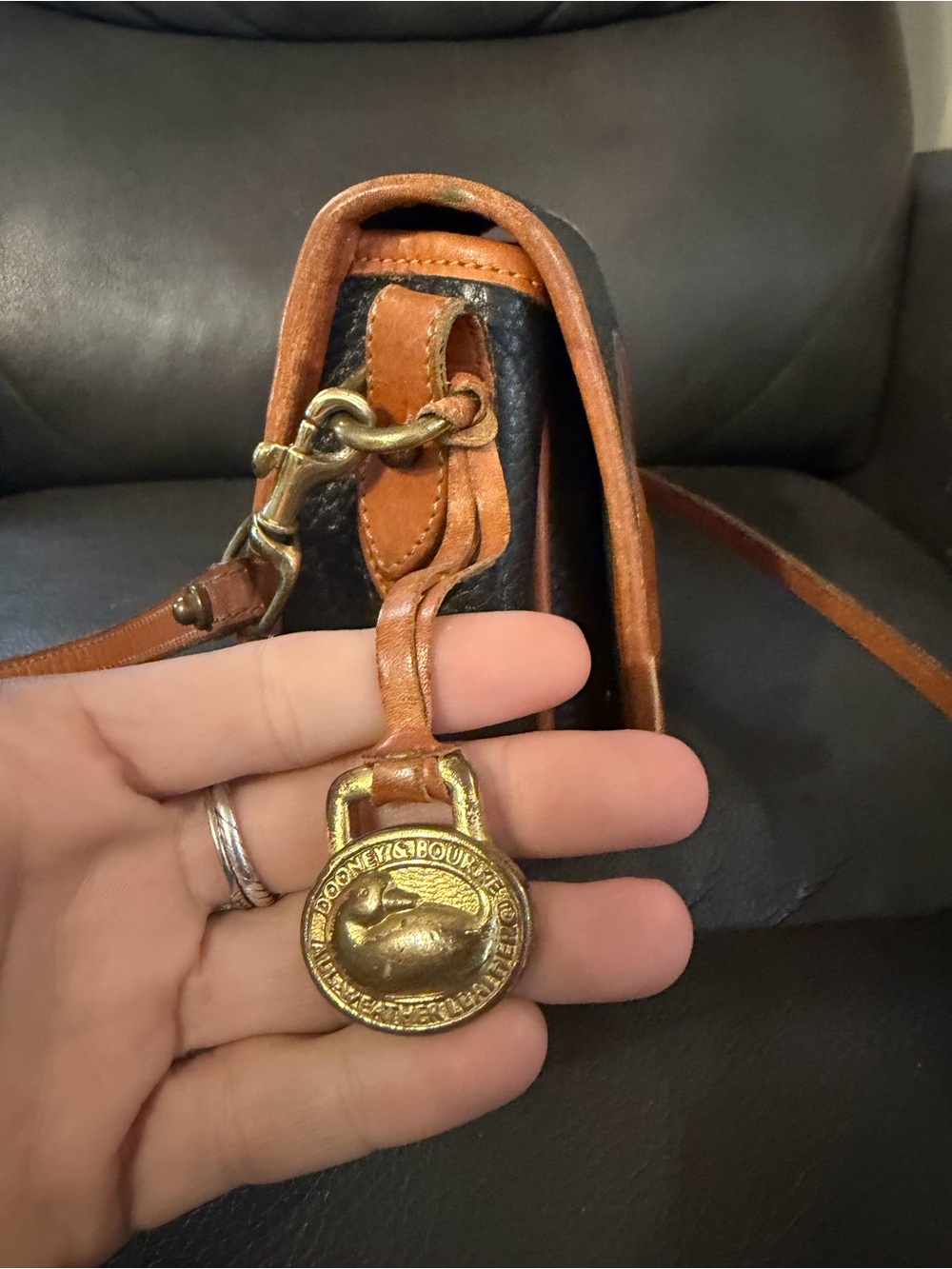 Dooney & Bourke Big Duck Crossbody With Matching Coin Purse - Picture 10 of 15